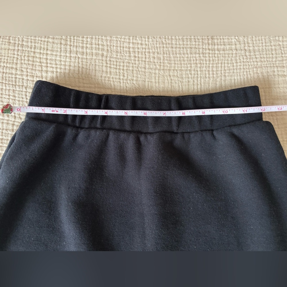 JAMIE HALLER The Sweatshirt Skirt in Black - Women's Midi Skirt - P - Picture 11 of 14